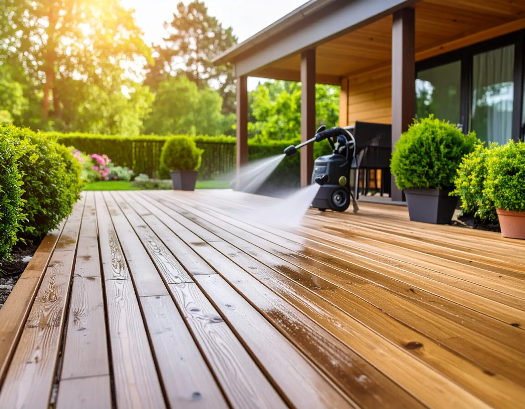 Terrassenreinigung